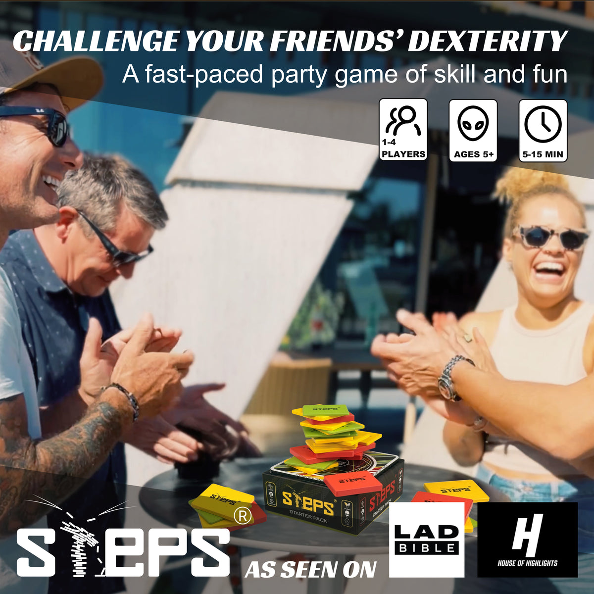 Steps Starter Pack 1-4 players (Material - Wood)